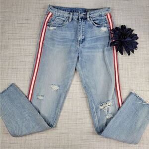 Blank NYC The‎ Rivington High Rise Striped Jeans 26